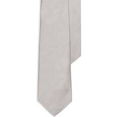 Polo Ralph Lauren Men Ties Polo Ralph Lauren Men's Silk Repp Tie, Grey One Size