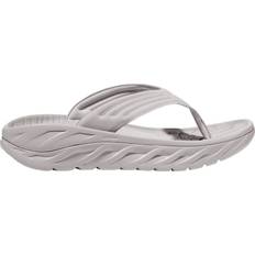 Hoka Men Flip-Flops Hoka Ora Recovery Flip 2 - Lunar Rock/White