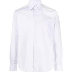 Ferragamo Men Shirts Ferragamo Button-down Cotton Shirt