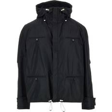 Ferragamo Men Outerwear Ferragamo Drawstring-hem Hooded Jacket