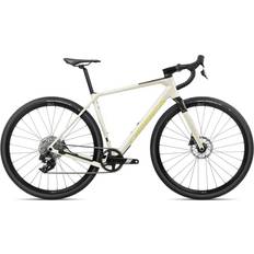 Gravel-Bikes Straßenfahrräder Orbea Terra M41eTEAM 1X 2024 - Ivory White/Spicy Lime Unisex
