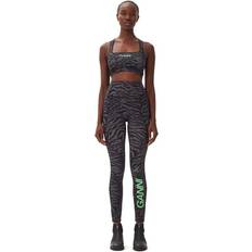 Women Support Pantyhose Ganni Zebra-print High-waisted leggings