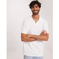 Hvite Pikéskjorter Polo Ralph Lauren Classic Fit Open Collar White