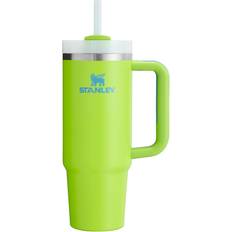 Stanley Quencher H2.0 FlowState Heat Wave Collection Bright Lime Travel Mug 30fl oz