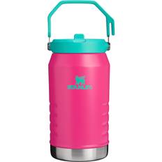 Stanley IceFlow with Flip Straw Heat Wave Collection Passion Pink Water Bottle 64fl oz