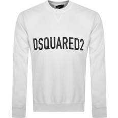 DSquared2 Herren Pullover DSquared2 Logo Sweatshirt White
