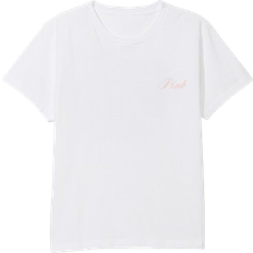 PINK T-shirts PINK Dreamer Tee - Optic White/Roadtrip Bound Graphic