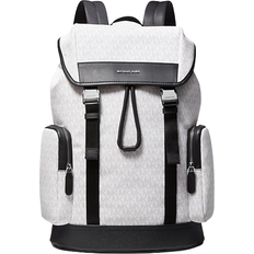 Michael Kors Hudson Logo Backpack - Bright Wht