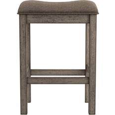 Furniture of America Gorse Chestnut Seating Stool 26" 2pcs