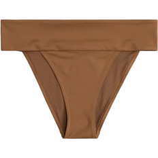 Dame - L Badetøy H&M Cheeky Thong Bikini Bottoms - Brown