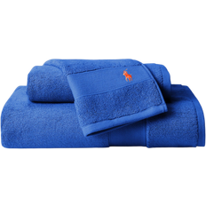 Ralph Lauren The Polo Bath Towel Blue (182.9x81.3cm)