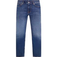Tommy Hilfiger Herren Jeans Tommy Hilfiger Denton Fitted Straight Faded Jeans - Mandall Indigo