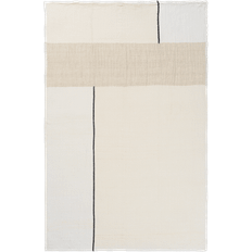 Ferm Living Dela Teppe Hvit, Beige (170x120cm)