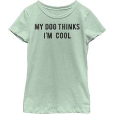 Fifth Sun Girl's Lost Gods My Dog Thinks I'm Cool Graphic Tee - Mint