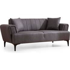 Trademax Lilesville Dark Grey Sofa 180cm Zweisitzer