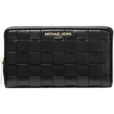 Michael Kors Jet Set Medium Woven Wallet - Black