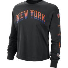 Nike Women's 2023/24 City Edition New York Knicks Black Boxy T-Shirt