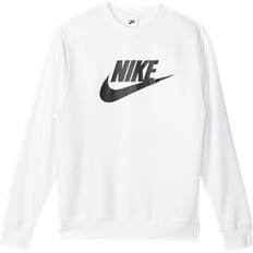 Nike Sportswear Club Fleece Men's Graphic Crew - White