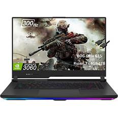 ASUS ROG Strix G15 G513RM 15.6" FHD 300Hz (DDR5 64GB RAM 1TB PCIe SSD AMD 8-Core Ryzen 7 6800H (Beat i7-11800H) RTX 3060) IPS Gaming RGB Backlit Type-C Wi-Fi 6E IST HDMI Win 11 Home