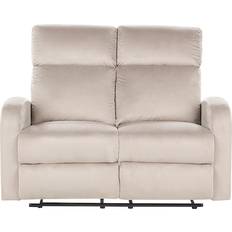 Beliani Verdal Taupe Sofa 128 Zweisitzer