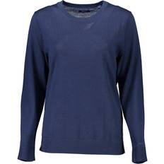 Gant Women Tops Gant Blue Wool Sweater