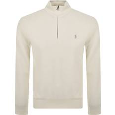 Polo Ralph Lauren Half Zip Knit Jumper White