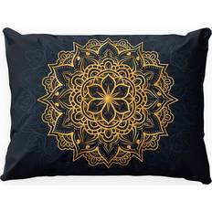 Indusia Design Golden Mandala Putetrekk Blå, Multifarget (100x70cm)