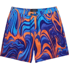 Psycho Bunny Men's Nevada All Over Print Swim Trunk - Bright Royal