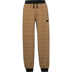 Coach Essential Joggers In Organic Cotton - Brown