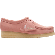 Pink - Women Low Shoes Clarks Wallabee - Blush Pink