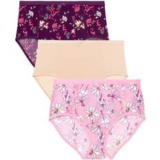 Panties Catherines Plus Women's Microfiber Panty 3-Pack in Assorted Floral Pack Size 11