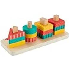 Fisher Price Stapelspielzeuge Fisher Price Buntes Holz-Stapelspielset
