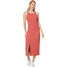 Tommy Hilfiger Red Clothing Tommy Hilfiger Women's Side-Slit Sleeveless Midi Dress Min Red