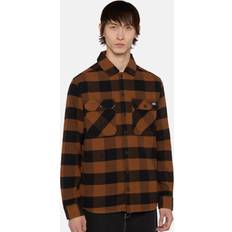 M - Unisex Skjorter Dickies Sacramento Shirt Man Brown