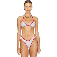 Victoria's Secret Red Bikini Tops Victoria's Secret Women's Nick Triangle Halter Bikini Top