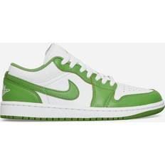 Herre - Nike Air Jordan 1 Basketballsko Jordan Air Low SE White/Chlorophyll-Lightening