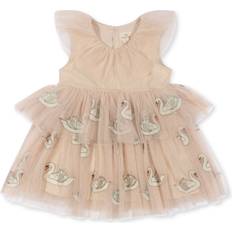 Konges Sløjd Girl's Fayette Dress - Swan Glitter