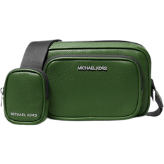 Michael Kors Cooper Pebbled Leather Camera Bag - Fern Green