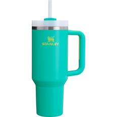 Cups & Mugs Stanley Quencher H2.0 FlowState Heat Wave Collection Tropical Teal Travel Mug 40fl oz