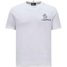 Moncler Grenoble Men's Crest Logo T-Shirt - Snow White