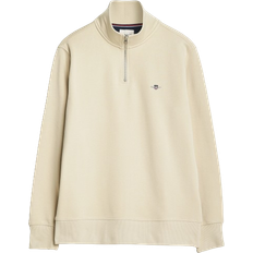 Gant Herre Gensere Gant Shield College Jumper - Silky Beige