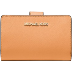Michael Kors Medium Crossgrain Leather Wallet - Cider