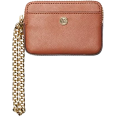 Michael Kors Card Cases Michael Kors Medium Saffiano Leather Chain Card Case - Brown