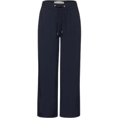 Blau - Damen - L30 Bekleidung Street One 7/8 Culotte Pants - Deep Blue