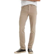 Beige - Men Jeans Levi's 511 Slim Fit Jeans - Craft Paper Garment Dye/Brown