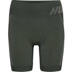 Hummel TE Christel Seamless Shorts - Climbing Ivy/Seagrass Melange