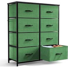 Green Chest of Drawers Sweetcrispy Dresser Green Chest of Drawer 39.4x36.5"
