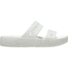 Crocs Baya Platform Glitter - White