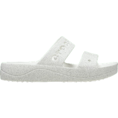 Crocs Platform Glitter Sandal - White