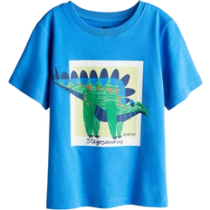 H&M T-shirt mit Print - Knallblau/Dinosaurier (1216652038)